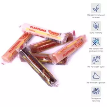 Пластилин на растительной основе, 6 цветов, 90 г, JOVI, телесная палитра, европодвес, ДЛЯ МАЛЫШЕЙ