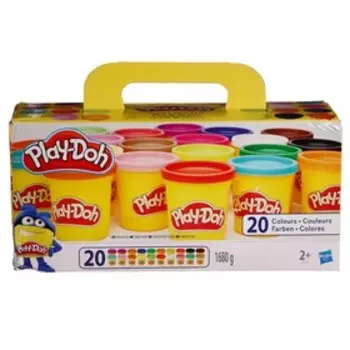 Пластилин Play-doh, набор 20 баночек