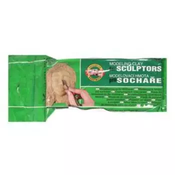 Пластилин скульптурный ТЕЛЕСНЫЙ твердый 500 г Koh-I-Noor