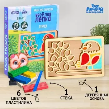 Пластилиновые картинки «Птица», 21 х 15 см