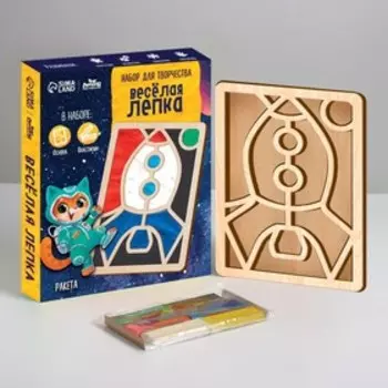 Пластилиновые картинки «Ракета», 21 х 15 см