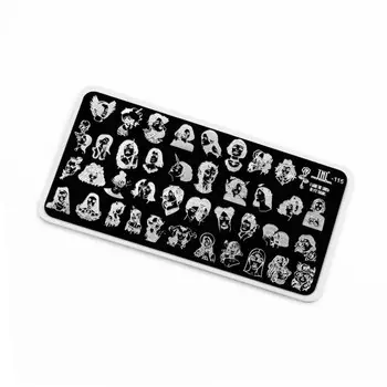 Пластина для стемпинга TNL Premium «Девушка из сказки»