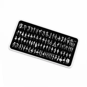 Пластина для стемпинга TNL Premium «Силуэт незнакомки»