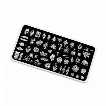 Пластина для стемпинга TNL Premium «В плену цветов»