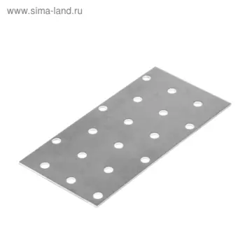 Пластина соединительная ТУНДРА krep, 120х60х2 мм