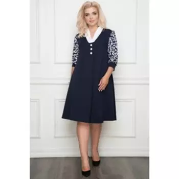 Платье «Альбия блу вайт», размер 46