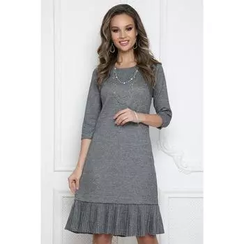 Платье «Аричи блэк грей», размер 46