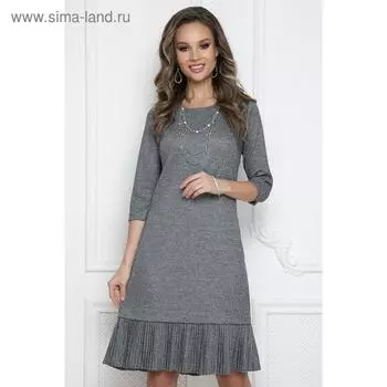 Платье «Аричи блэк грей», размер 48