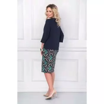 Платье «Бишелье смальт», размер 54