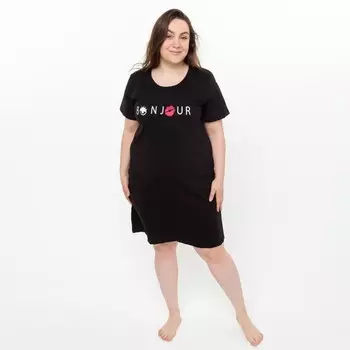 Платье, цвет чёрный, размер 50