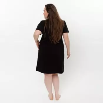 Платье, цвет чёрный, размер 54