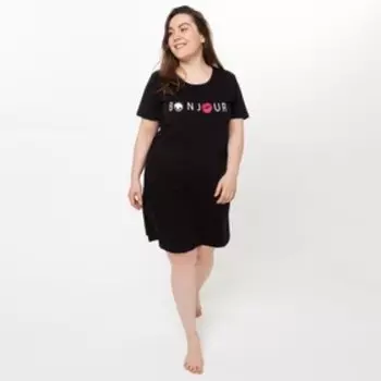 Платье, цвет чёрный, размер 56