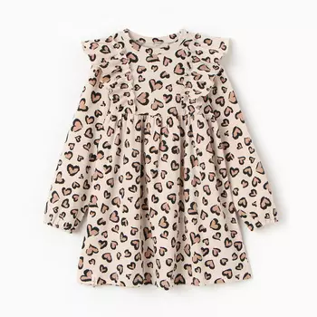 Платье детское KAFTAN Leo love, размер 36 (134-140 см)