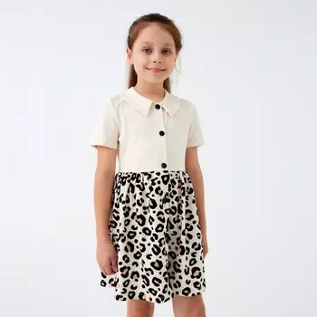 Платье детское на пуговках KAFTAN "Trendy" р.32 (110-116)
