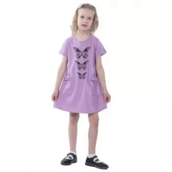Платье детское, рост 110 см., цвет сиреневый