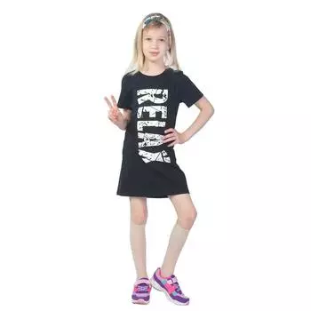 Платье детское, рост 116 см, цвет чёрный