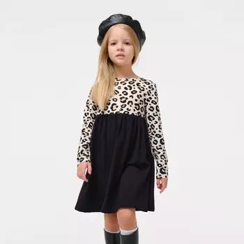 Платье детское с длинным рукавом KAFTAN "Trendy", размер 32 (110-116)