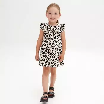 Платье детское с рюшей KAFTAN Trendy, размер 30 (98-104 см)