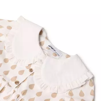 Платье детское с воротником KAFTAN «Капелька», размер 32 (110-116 см)