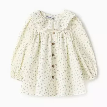 Платье детское с воротником KAFTAN, размер 30 (98-104 см)