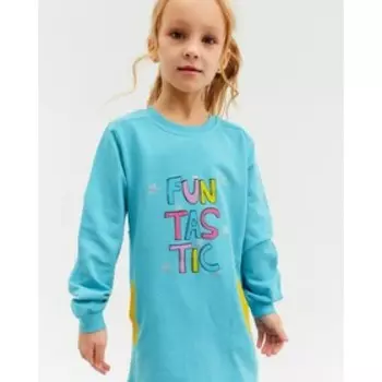 Платье для девочки, цвет бирюзовый, рост 98 см