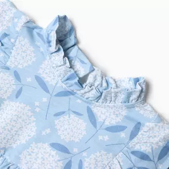 Платье для девочки, цвет голубой, рост 116 см