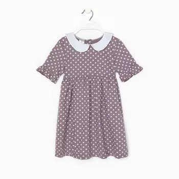 Платье для девочки, цвет коричневый, рост 80-86 см