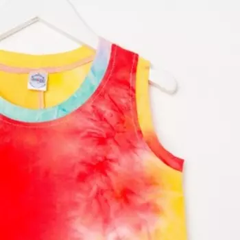 Платье для девочки, цвет красный, рост 122 см