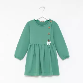 Платье для девочки, цвет малахитовый, рост 92 см