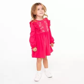 Платье для девочки, цвет малиновый, рост 116 см