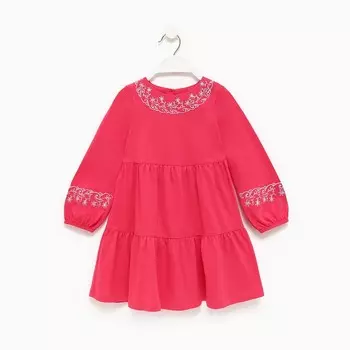 Платье для девочки, цвет малиновый, рост 104 см