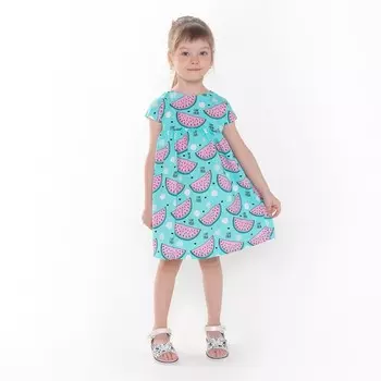 Платье для девочки, цвет мятный, рост 110