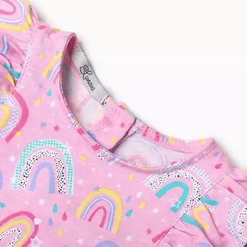 Платье для девочки, цвет розовый, рост 80 см