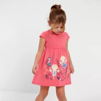 Платье для девочки, цвет розовый, рост 92 см