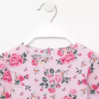 Платье для девочки, цвет розовый/розы, рост 110 см