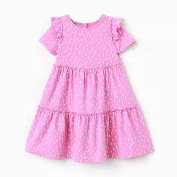 Платье для девочки, цвет сиреневый, рост 116