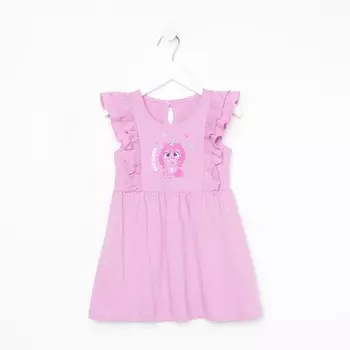 Платье для девочки, цвет сиреневый, рост 92 см