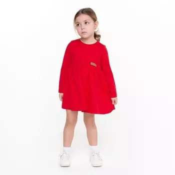 Платье для девочки, цвет вишня, рост 104-110 см