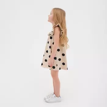 Платье для девочки KAFTAN "Kitten" р.32 (110-116), бежевый