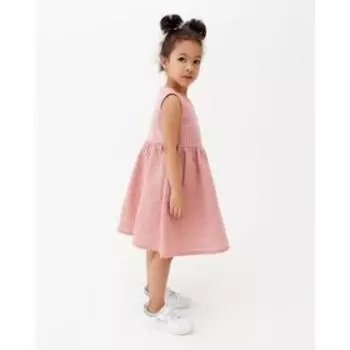 Платье для девочки MINAKU: Cotton collection, цвет красный, рост 152 см