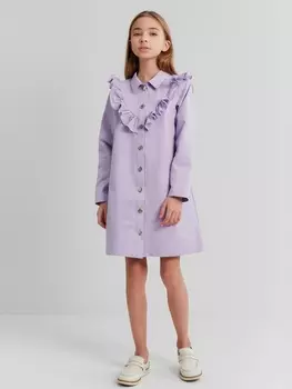 Платье для девочки MINAKU: Jeans collection, лавандовое, рост 110 см