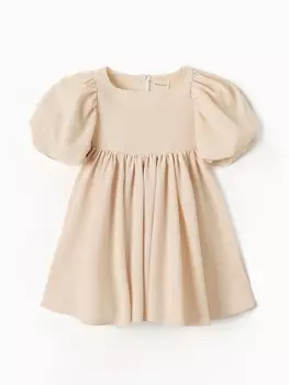 Платье для девочки, MINAKU :Party Dress, цвет молочный, рост 110 см