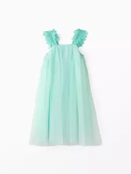 Платье для девочки MINAKU: PartyDress, мятное, рост 152 см