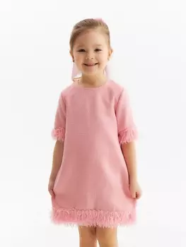 Платье для девочки MINAKU: PartyDress, розовое, рост 110 см