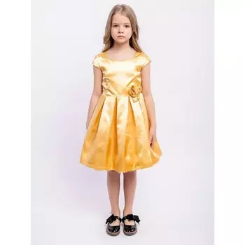 Платье для девочки «Регина», рост 122 см, цвет медовый крем