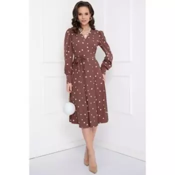 Платье «Джустина браун», размер 52