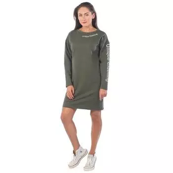 Платье-футболка Unique Clothing, размер 50, цвет хаки