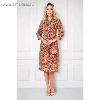 Платье «Эмилия терракот», размер 46