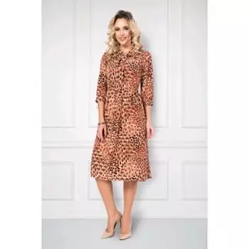 Платье «Эмилия терракот», размер 56