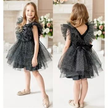 Платье «Эмми», рост 110 см, цвет черный